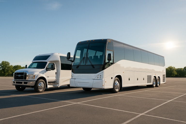 Charter Bus in Iowa City